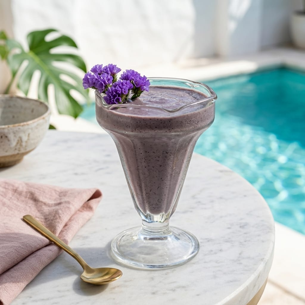 blueberry avocado protein shake