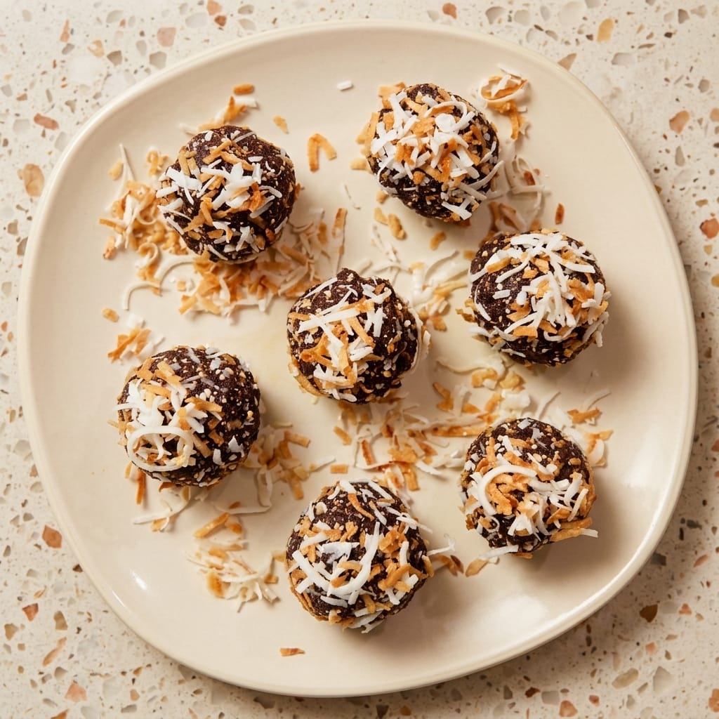 chocolate almond protein balls