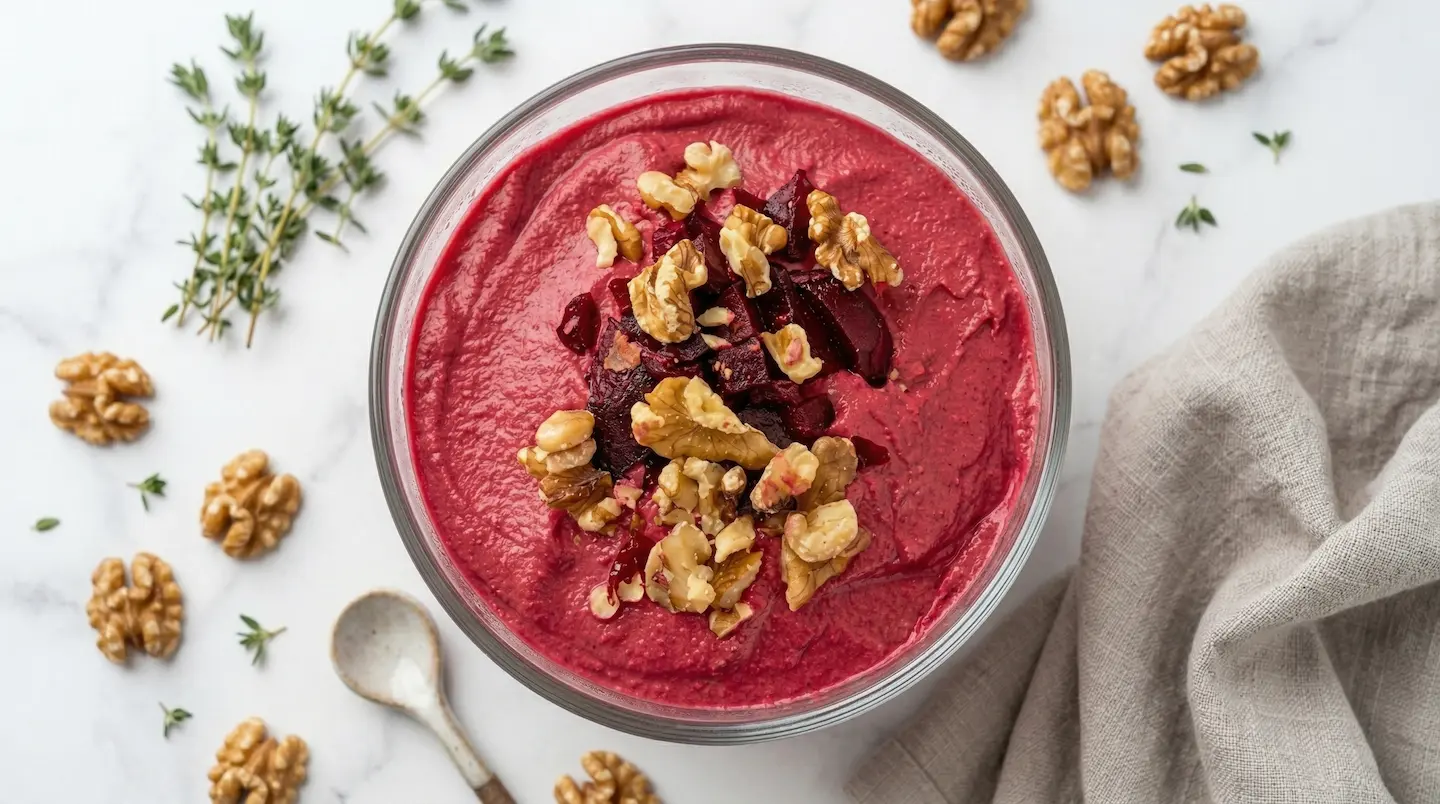 simple beet hummus recipe