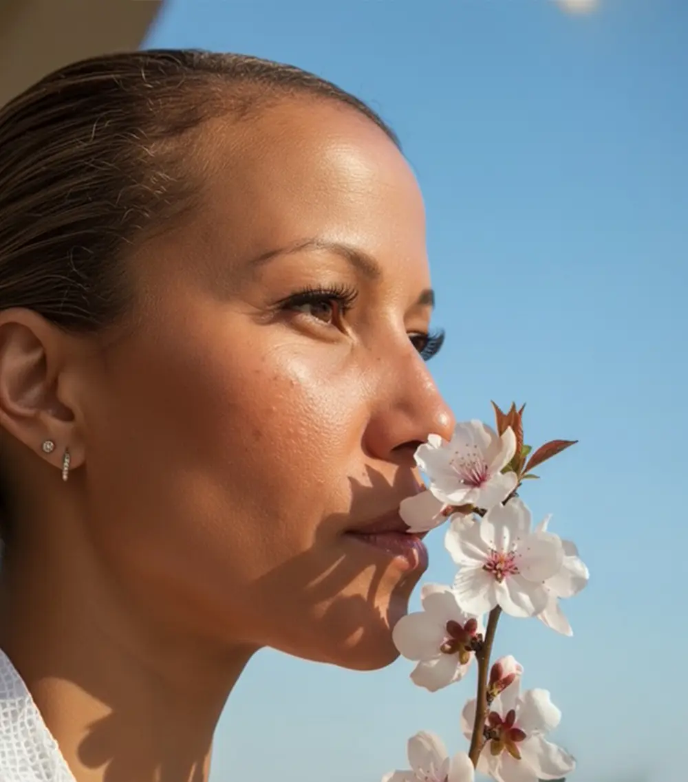 tara lee flowers blue sky