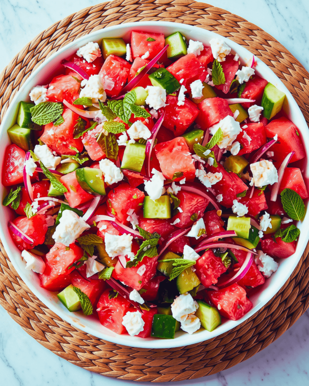 Watermelon salad