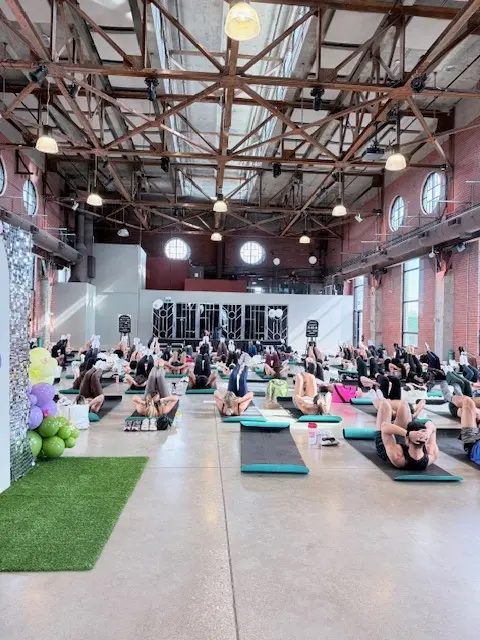 yoga session